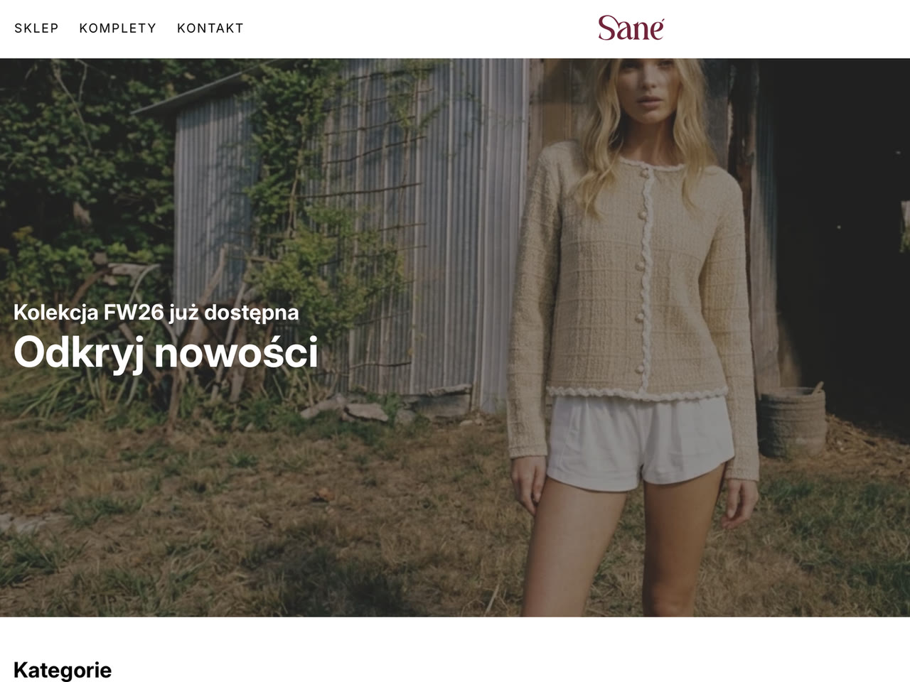 Realizacja: Sane Boutique